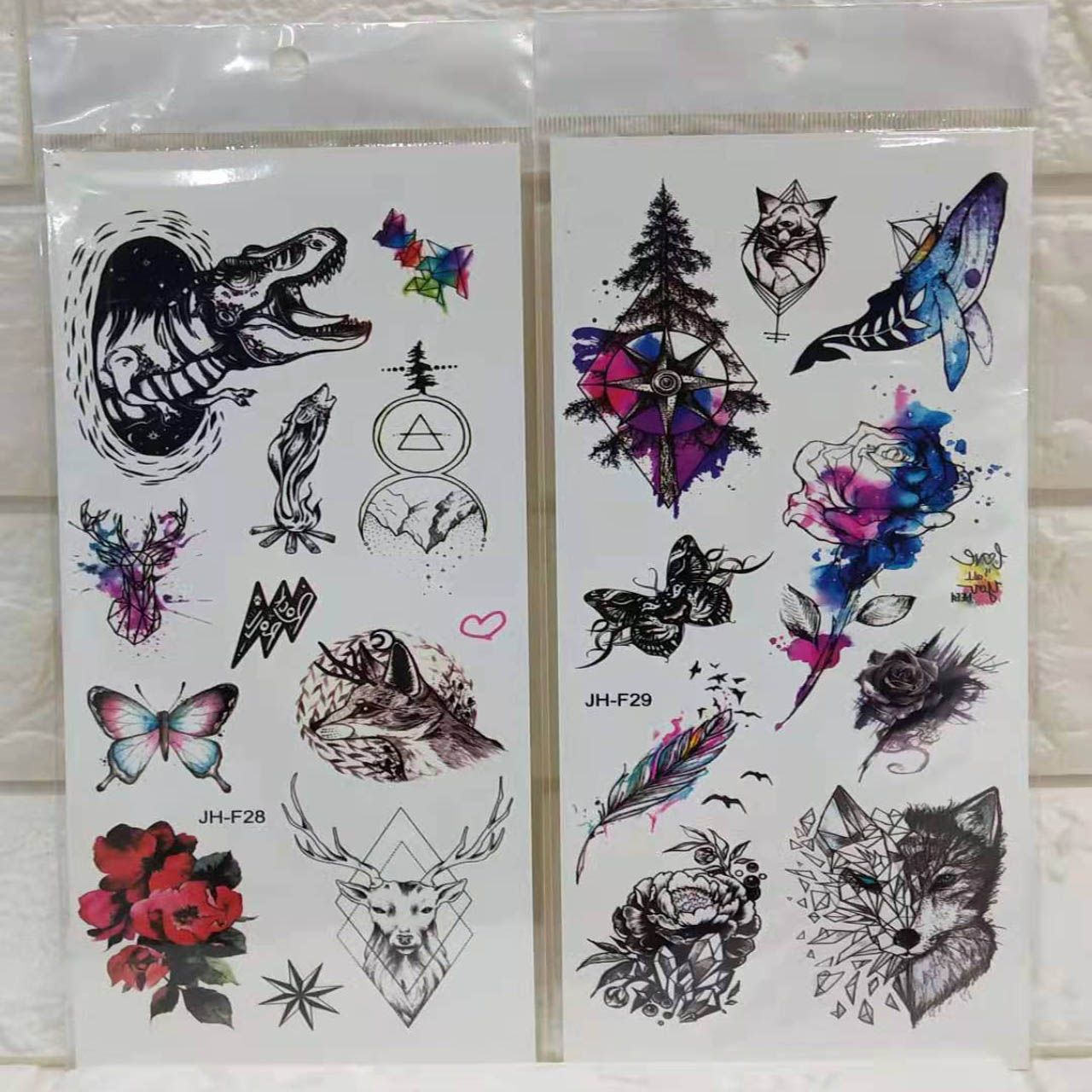 JH-F纹身贴身体贴转移贴DIY贴