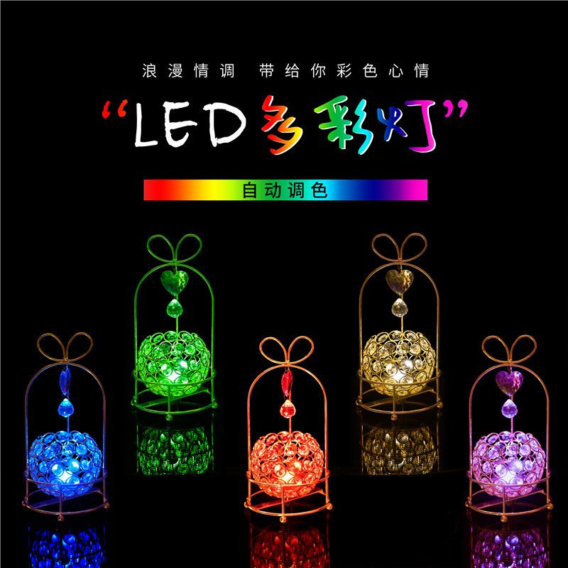 LED charging bar table lamp waterproof anti-fall bar KTV cafe Restaurant atmosphere lamp candle table lamp