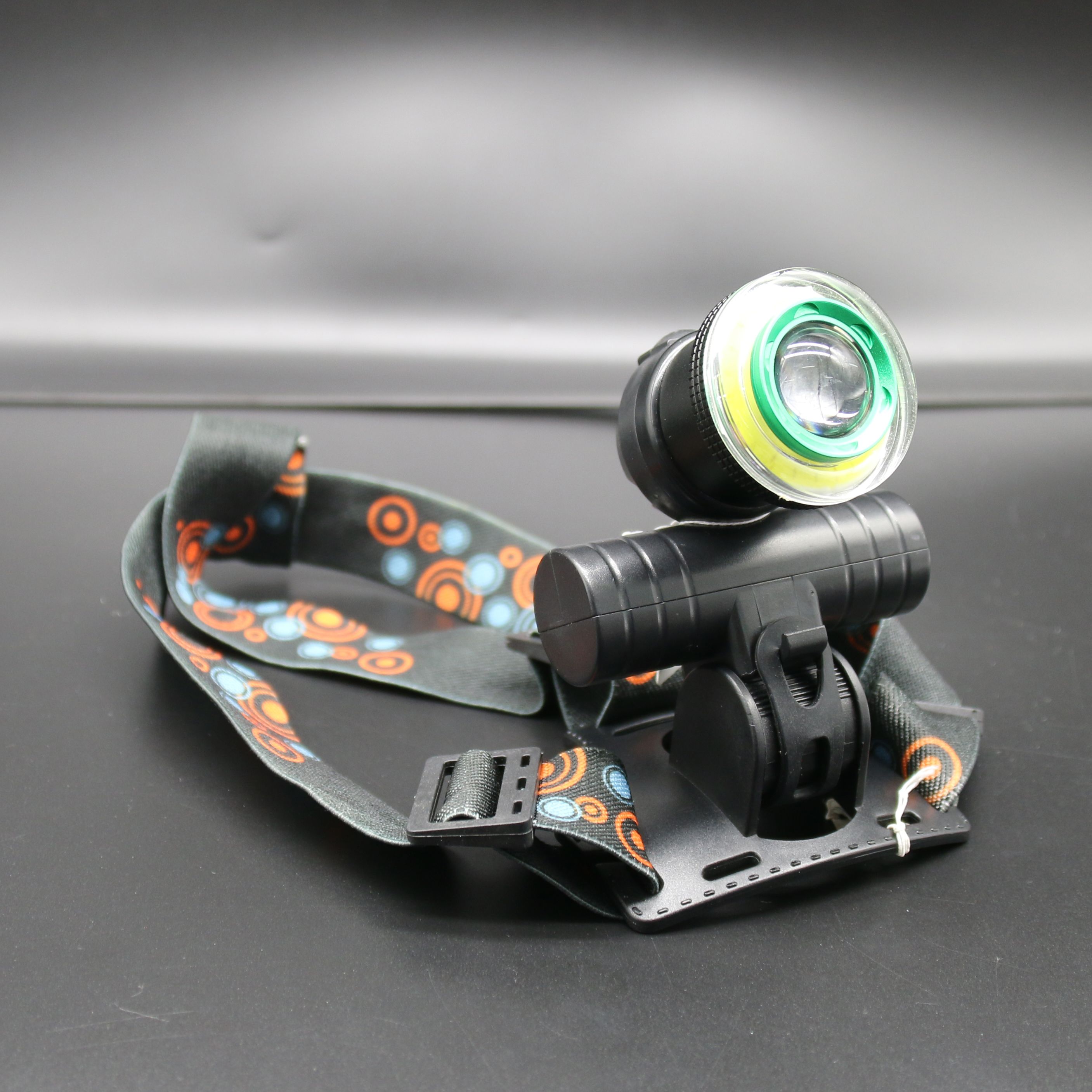 新款T6聚泛光头灯USB充电头灯 户外登山钓鱼头戴灯 工地矿用头灯