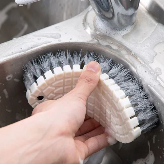 Creative Flexible bathroom tile brush Clothes cleaning brush Laundry brush Bathtub brush Kitchen faucet corner brush