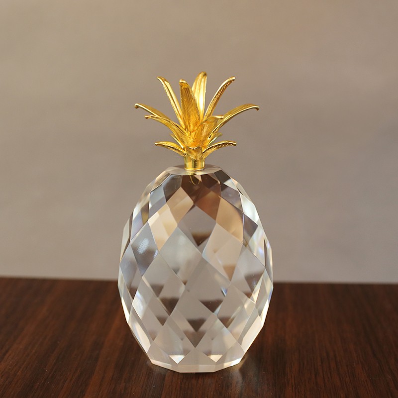 Modern light luxury decoration crystal pineapple creative home decoration TY50082ABC detail image 2