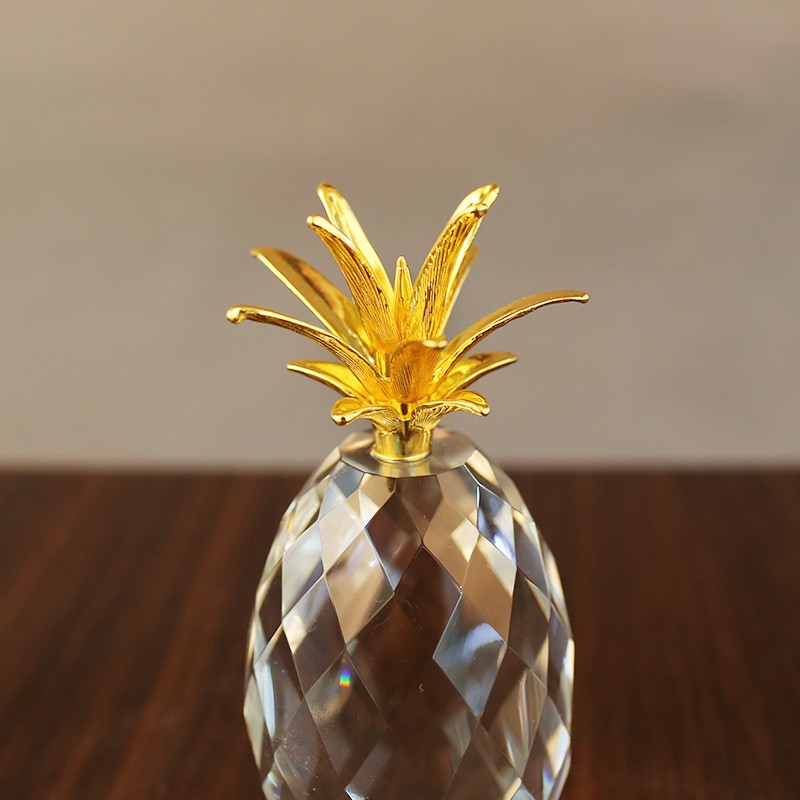 Modern light luxury decoration crystal pineapple creative home decoration TY50082ABC detail image 3