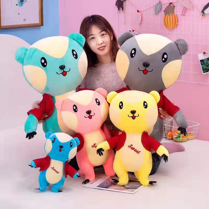 Factory direct sales of plush toys, cute honey badger figurines, sleeping cushions, creative birthday gifts for girls Specification image