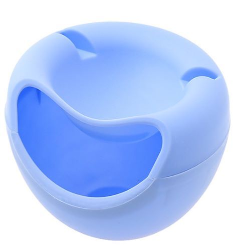 Plastic lazy fruit tray with sunflower seeds detachable double layer candy tray round fruit box melon seeds fruit storage box