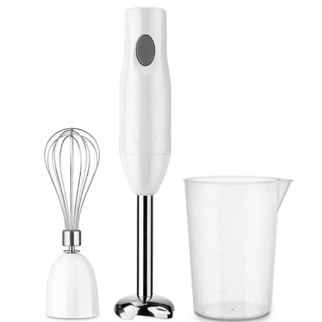 Household small handheld electric stirrer, baby food processor, baby complementary food machine, meat grinder (main unit + cooking cup + egg beater)
