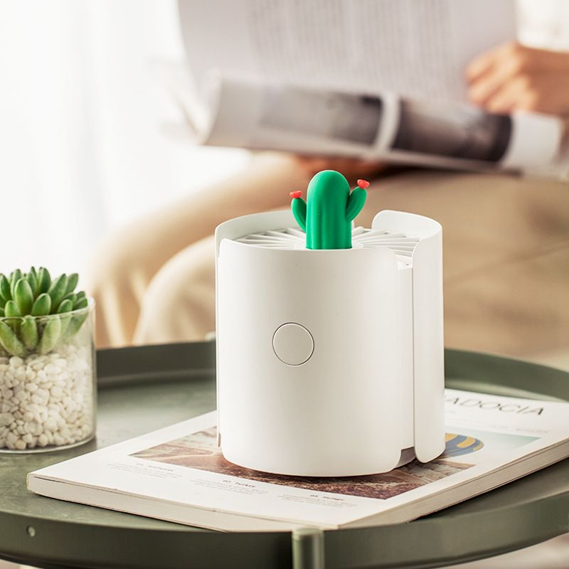 New mini cactus mosquito repellent lamp for home bedroom, silent USB photocatalyst electric shock physical mosquito repellent Item Picture