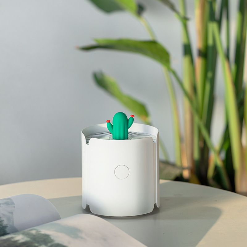 New mini cactus mosquito repellent lamp for home bedroom, silent USB photocatalyst electric shock physical mosquito repellent details Picture