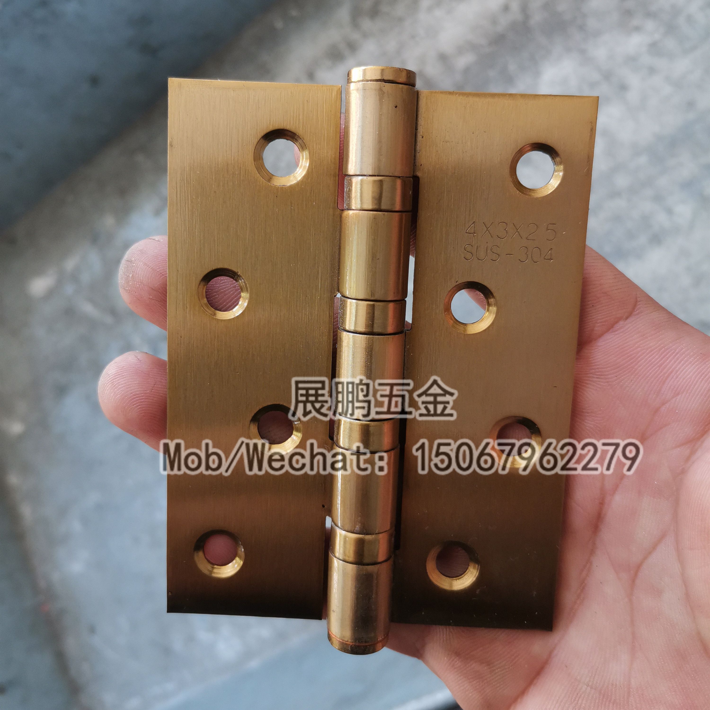 Stainless steel hinge details Picture