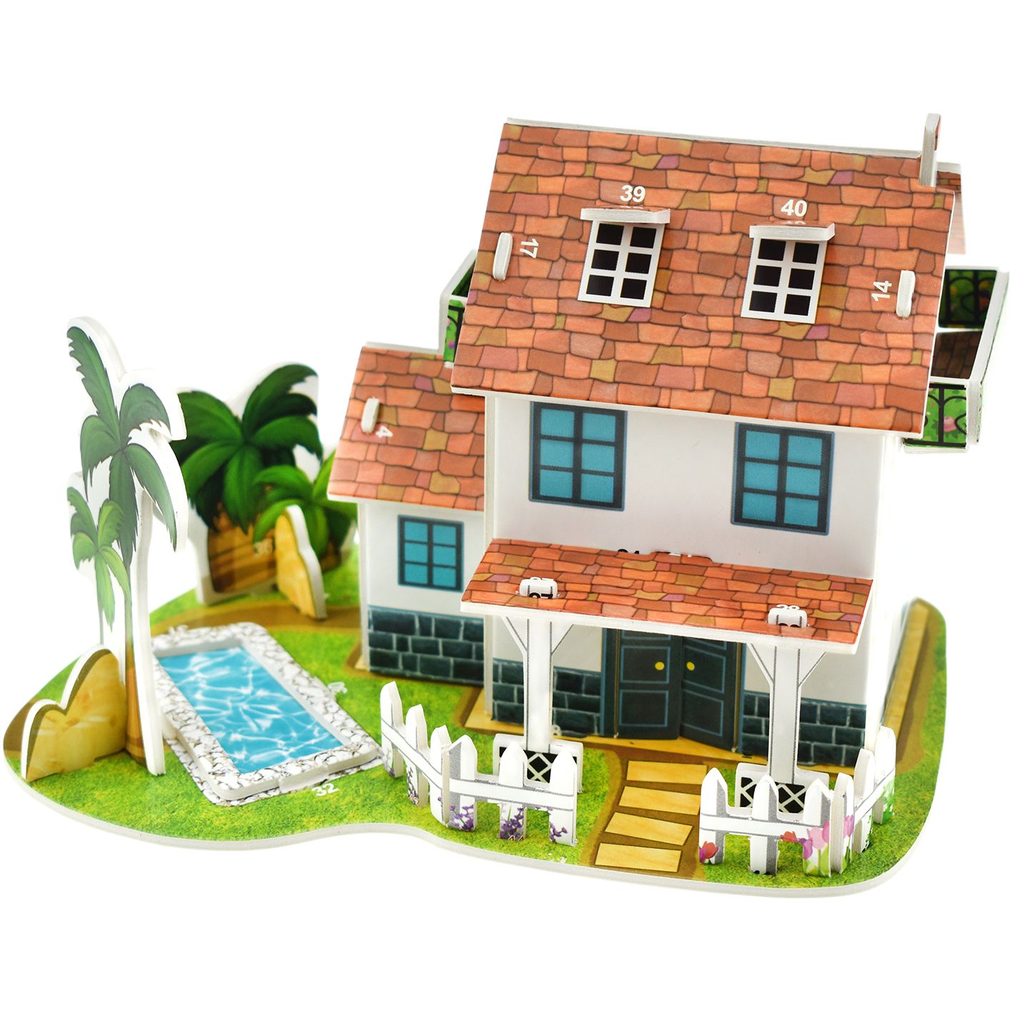 立体模型 别墅 农庄 动物园 城堡 花店 古堡 小层 庄园细节图