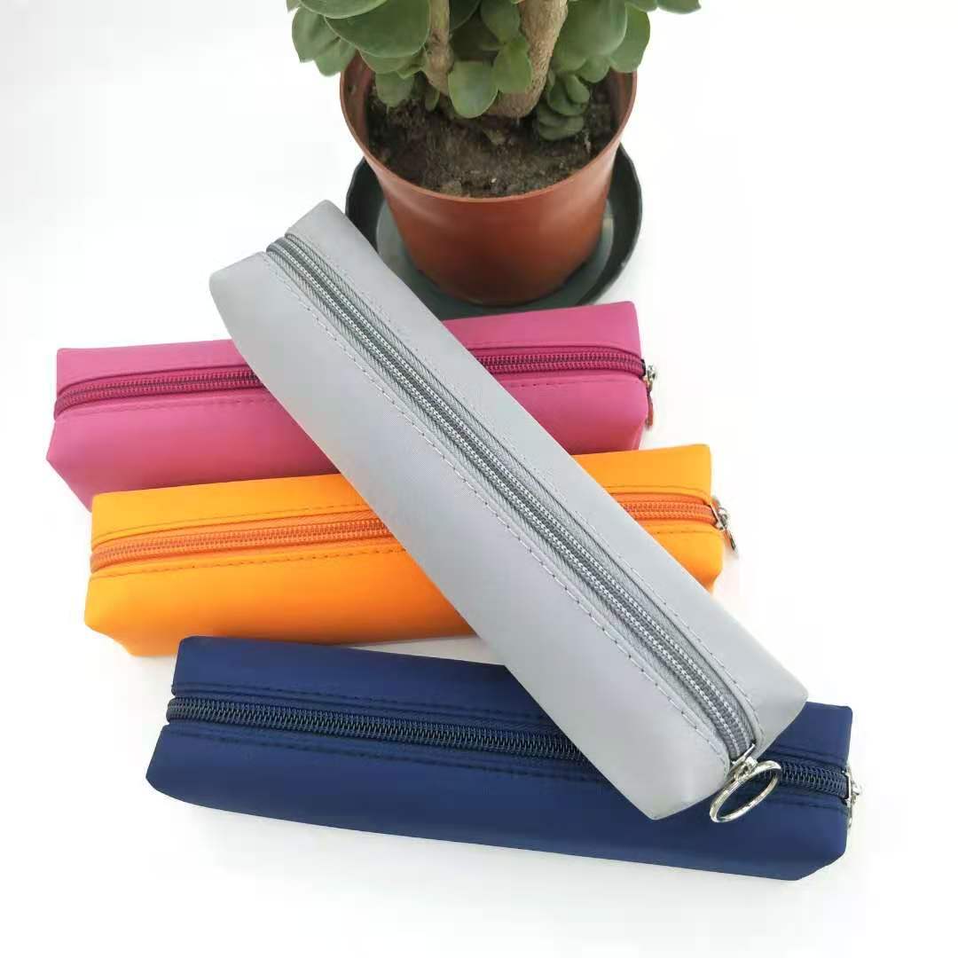 Buhe Early Pure Color Small Square Bag Pen Bag Storage Bag Office Supplies Factory Direct Sales Welcome Customization