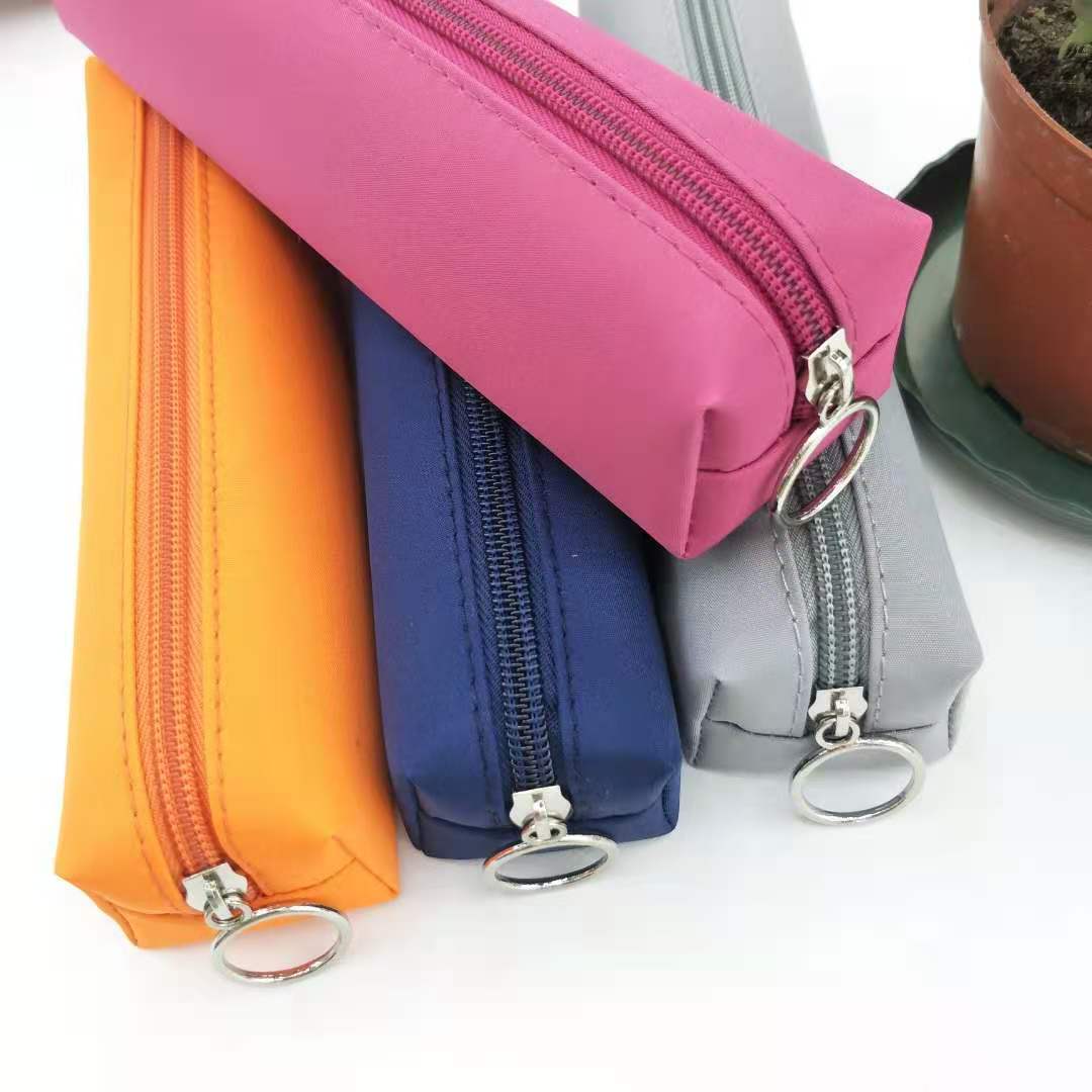 Buhe Early Pure Color Small Square Bag Pen Bag Storage Bag Office Supplies Factory Direct Sales Welcome Customization details Picture
