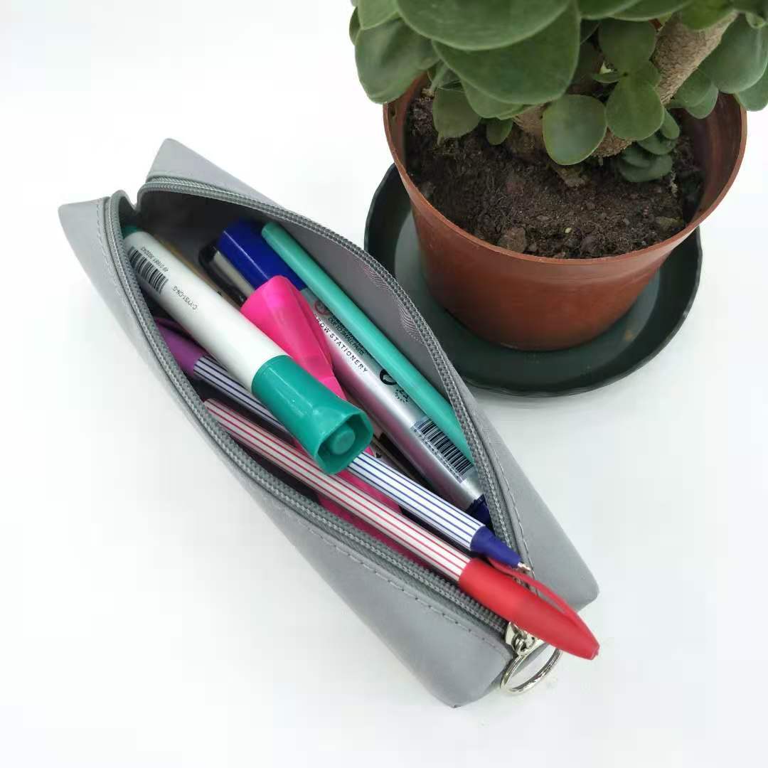 Buhe Early Pure Color Small Square Bag Pen Bag Storage Bag Office Supplies Factory Direct Sales Welcome Customization Specification drawing