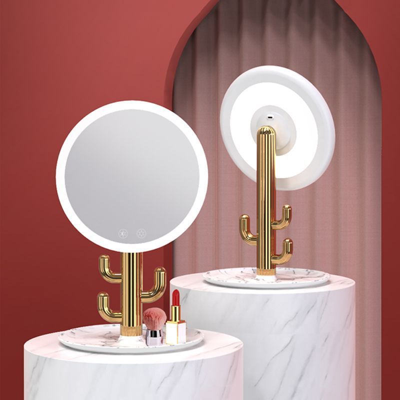 The new creative M13 cactus table lamp, dimming LED makeup mirror light, and the popular supplementary lighting makeup mirror light Specification image