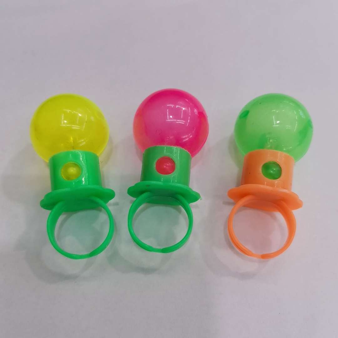 新款发光带灯灯泡造型戒指玩具女孩过家家热卖产品厂家直销批发详情图10