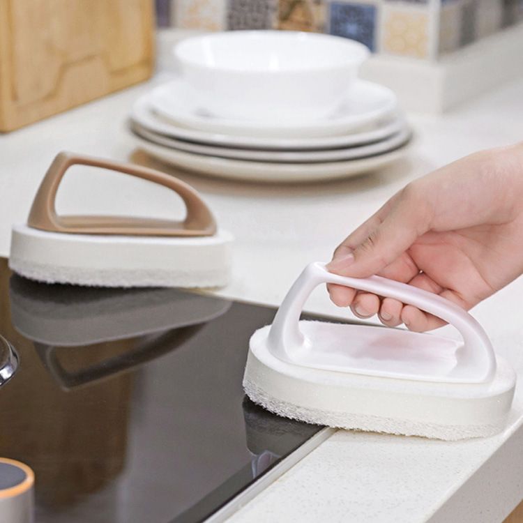 Japanese-style sponge bathtub brush, bathroom powerful decontamination tile brush, kitchen pot cleaning brush, stove sponge wipe. For large quantities and prices, please consult customer service Specification image