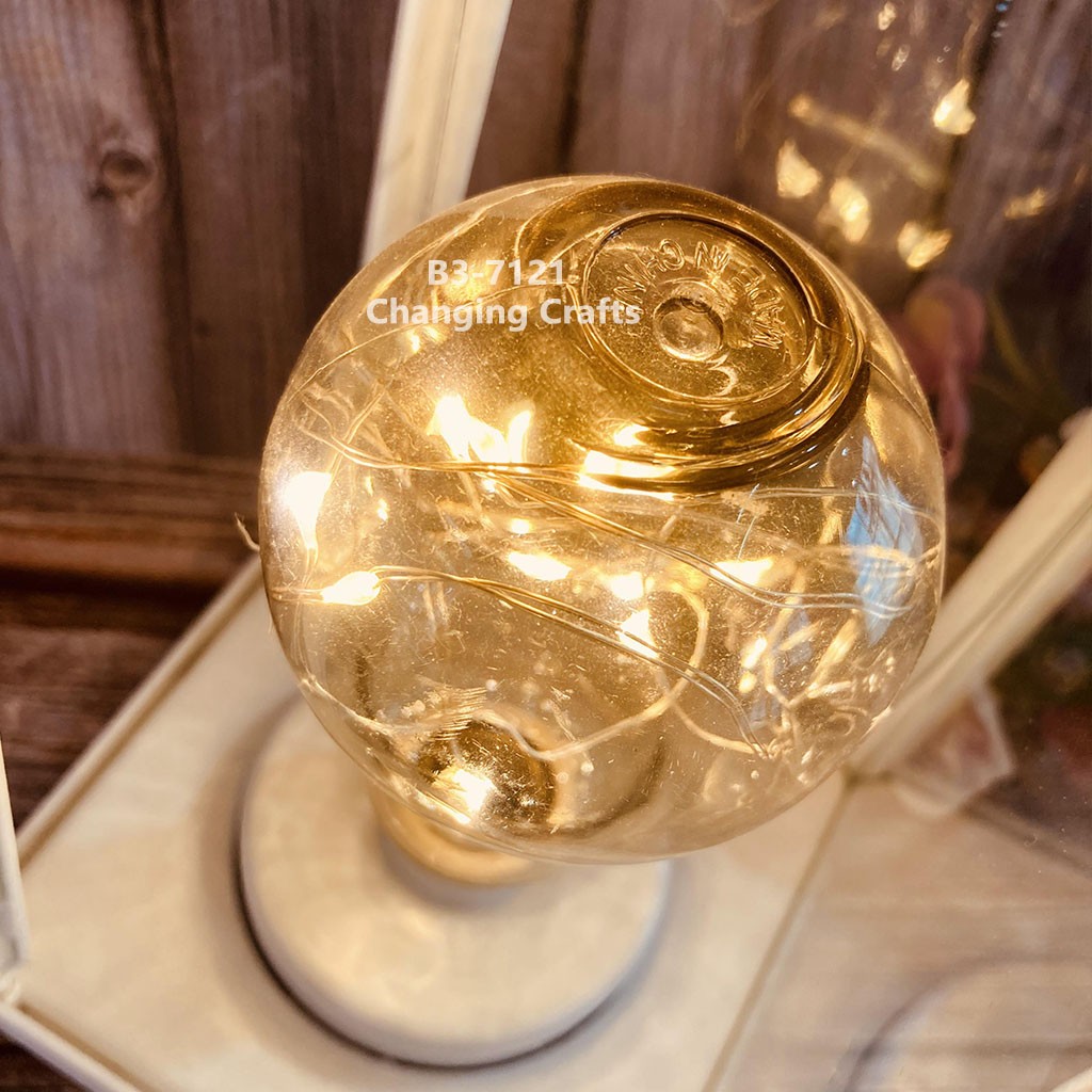 Large red Christmas wind light, Nordic simple plastic glass windproof candle holder, romantic wedding decoration piece detail image 5