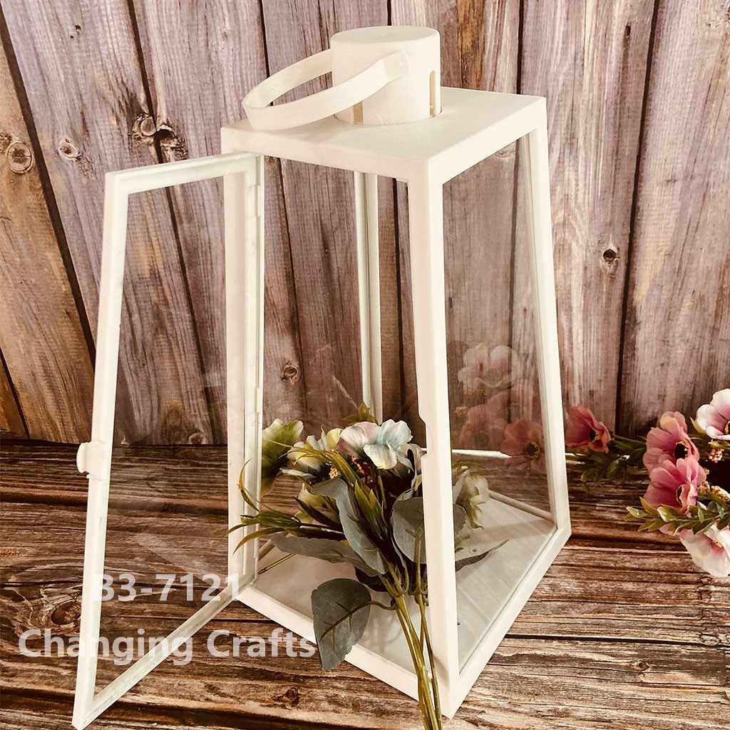 European-style large wind lamps, plastic glass horse lanterns, candlesticks, home decorations, wedding walking walkways, and lighting props detail image 4