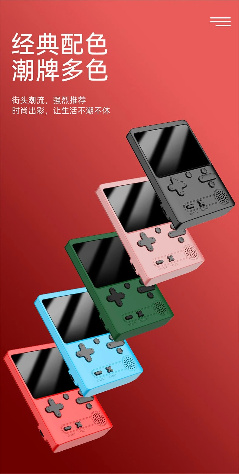 M6 Handheld Game Console 500-in-1 two-player battle Children's nostalgic retro classic mini handheld detail image 3