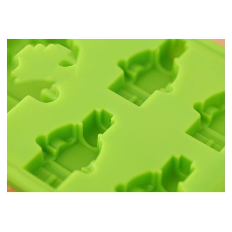 乐高5连硅胶机器人冰格 大小机器人冰格模具lego man ice mold  量大价格请咨询客服细节图