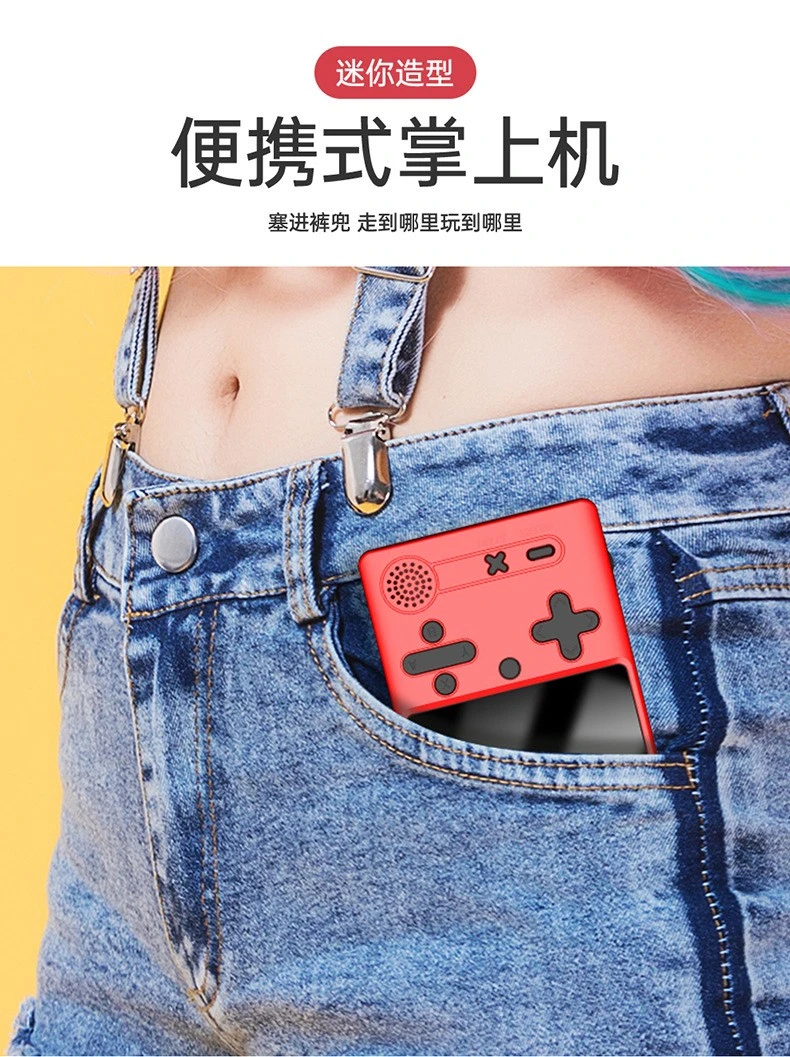 M6 Handheld Game Console 500-in-1 two-player battle Children's nostalgic retro classic mini handheld detail image 2