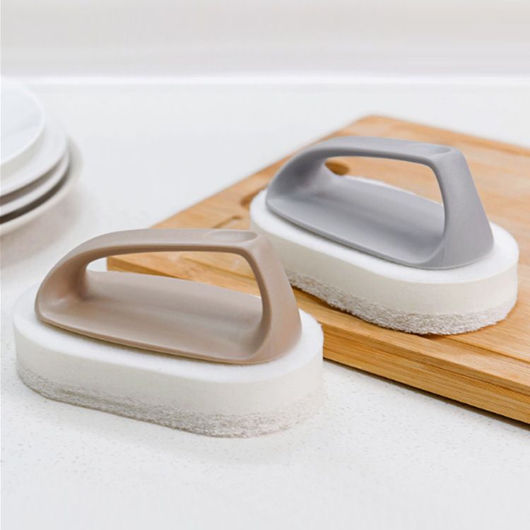 Japanese-style sponge bathtub brush, bathroom powerful decontamination tile brush, kitchen pot cleaning brush, stove sponge wipe. For large quantities and prices, please consult customer service