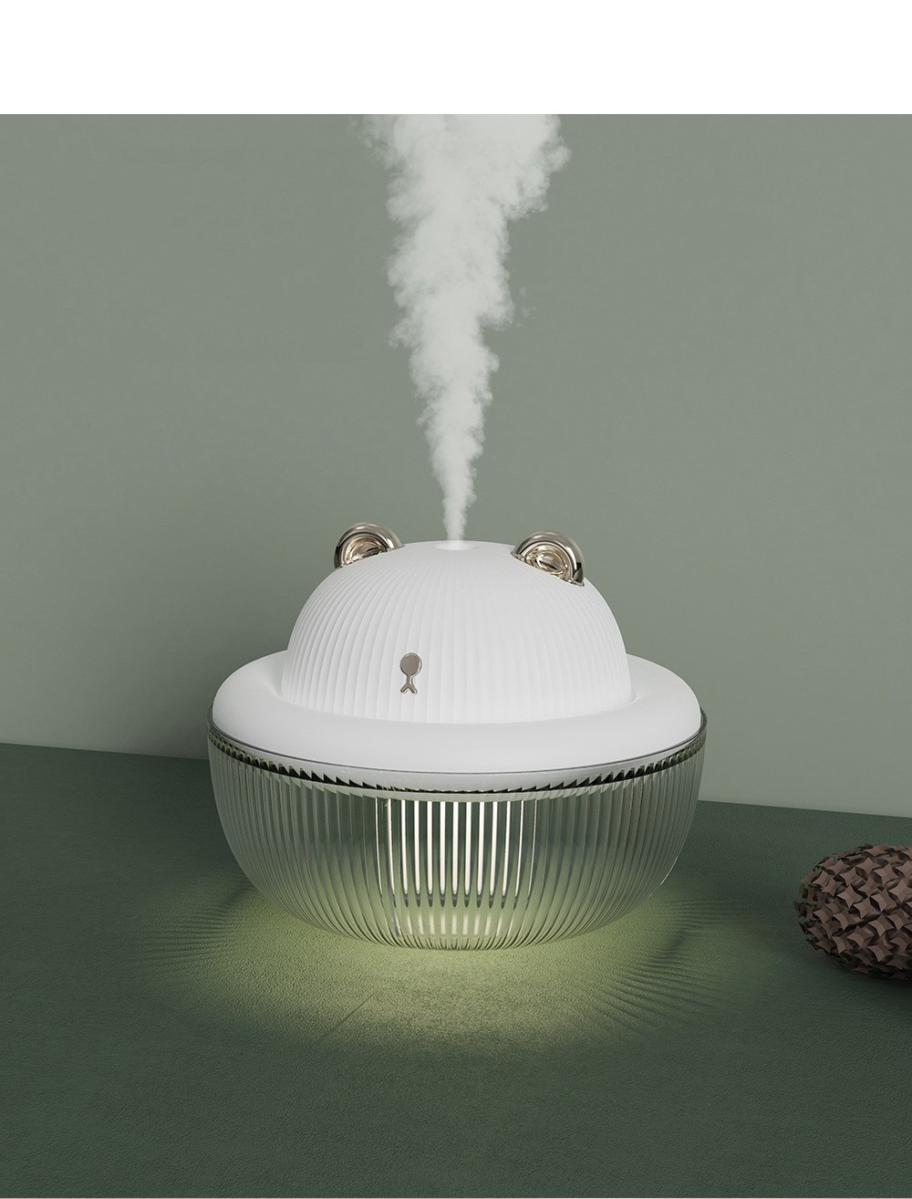 新款H3可爱呼啦宠萌宠加湿器usb夜灯迷你便携办公家用桌面加湿器详情图5