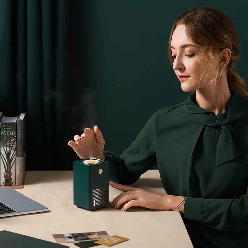 新款H35复古唱机单喷加湿器创意usb无线迷你家用车载便携加湿器