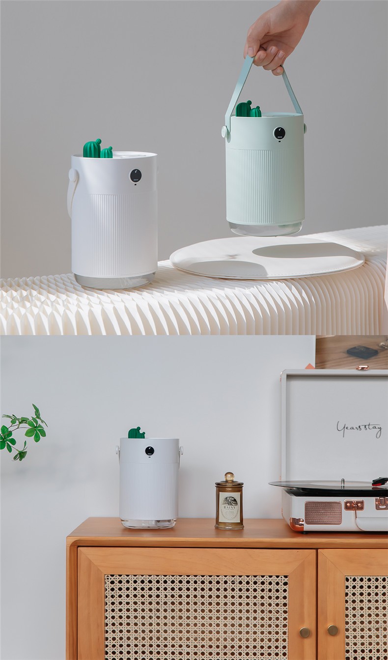 新款H1仙人掌双喷加湿器创意usb家用桌面便携小型双喷补水加湿器详情图16