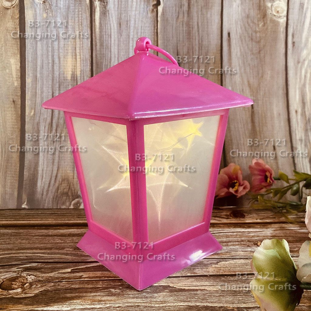 Ramadan USB Christmas lanterns, wind lamps, candles, electronic printed small oil lamps, ornaments, LED small horse lanterns, pendants