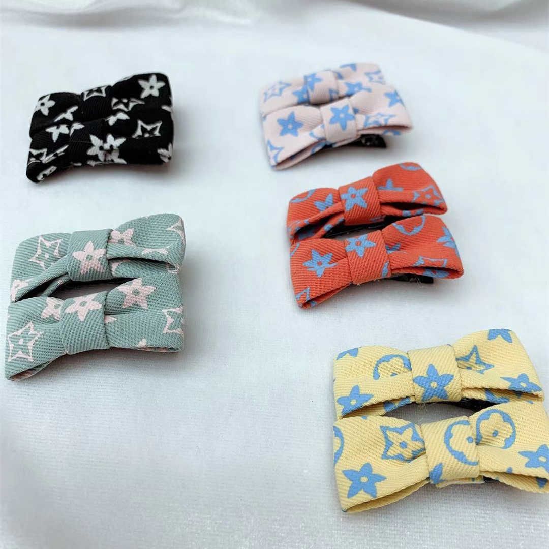 Korean fashion fabric bow duck clip 202103020032
