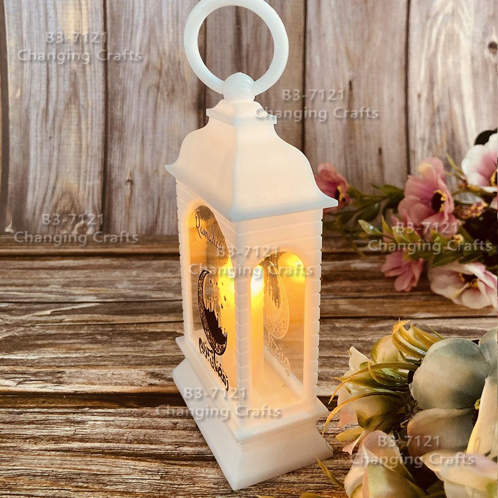 Plastic Ramadan USB, ten thousand Christmas Ghost Festival lanterns, candlesticks, electronic small horse lanterns, oil lamps, hanging ornaments, LED Specification image