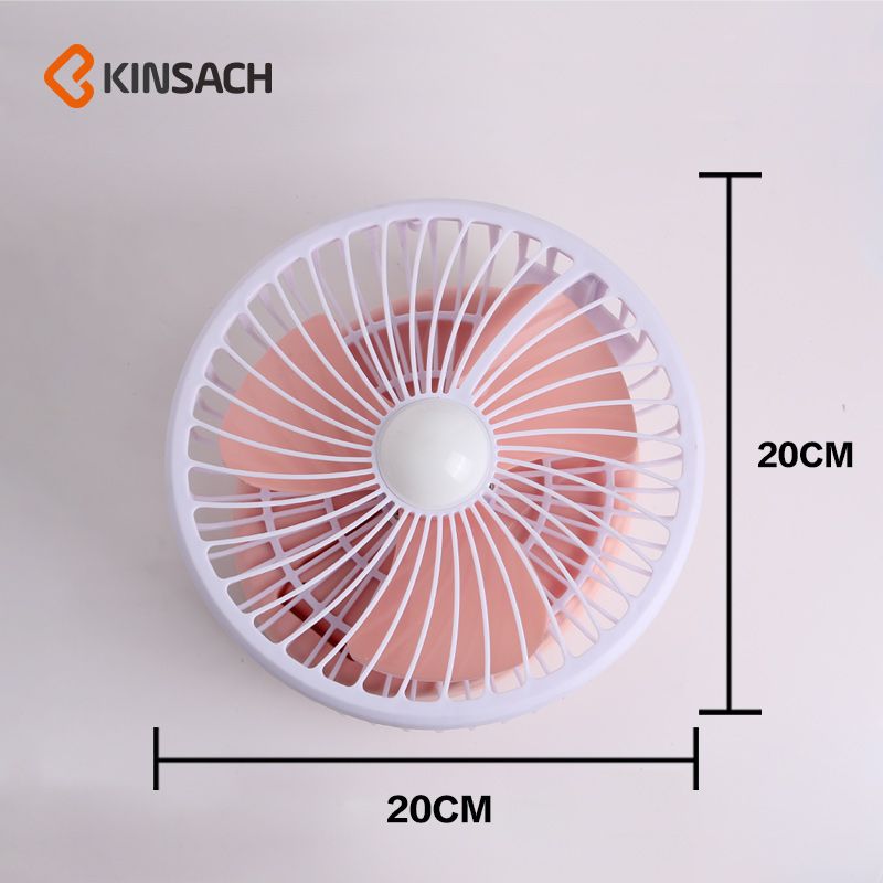 桌面小型电风扇静音台式摇头可充电学生宿舍寝室家用办公室6寸产品图