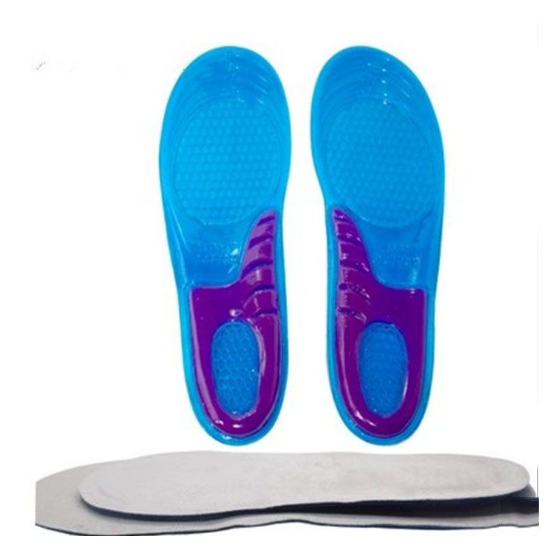 双色鞋垫 运动鞋垫 超软可自由裁剪 透气 硅胶鞋垫厂家  量大价格请咨询客服详情图1