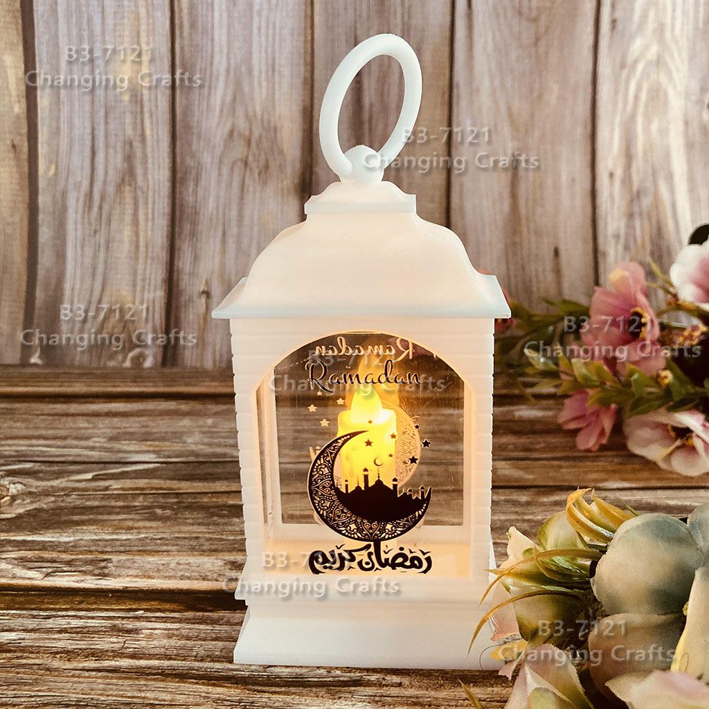 Plastic Ramadan USB, ten thousand Christmas Ghost Festival lanterns, candlesticks, electronic small horse lanterns, oil lamps, hanging ornaments, LED details Picture