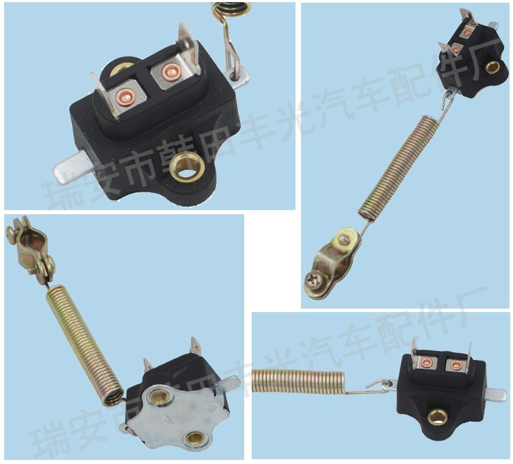 Factory direct sales 5086011-K 2 plug 2 hole hook head automotive matching pull stop switch with spring button open pic 6