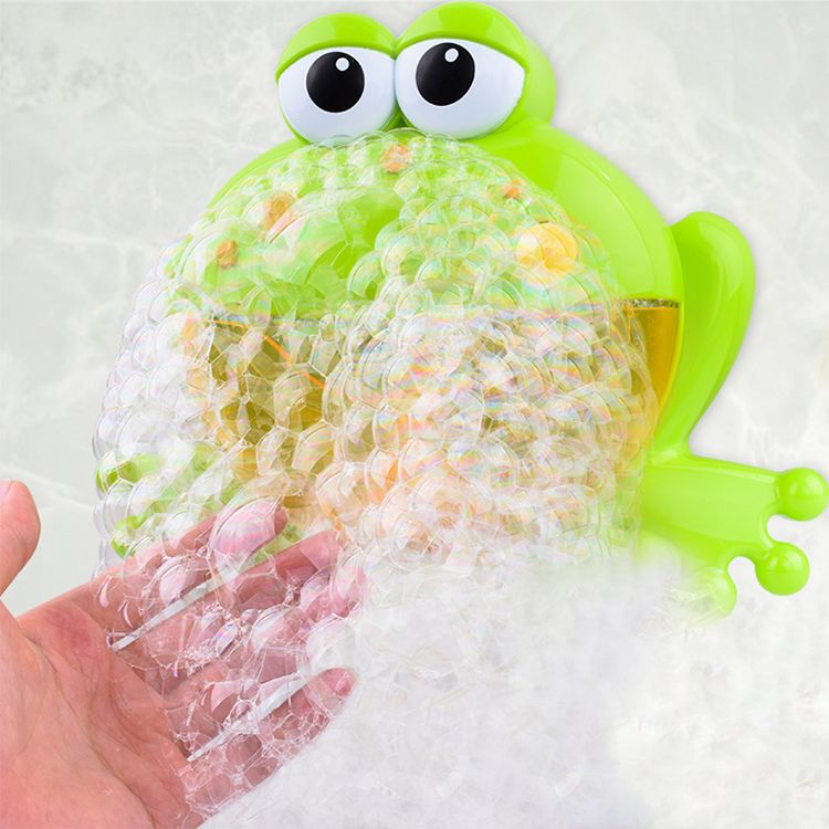 儿童宝宝创意青蛙恐龙吐泡泡螃蟹音乐沐浴起泡机浴室洗澡戏水玩具细节图