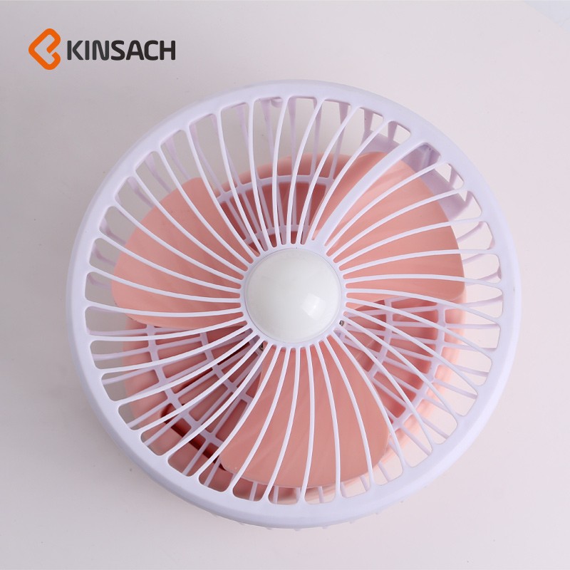 桌面小型电风扇静音台式摇头可充电学生宿舍寝室家用办公室6寸详情图1