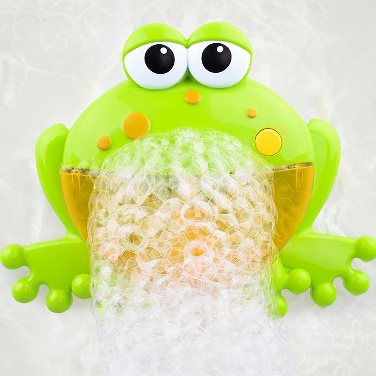 儿童宝宝创意青蛙恐龙吐泡泡螃蟹音乐沐浴起泡机浴室洗澡戏水玩具产品图
