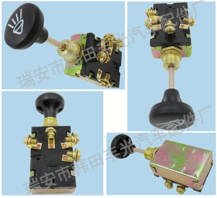 Factory direct sales of automotive iron gear light pull switch without diode export Russian headlight icon CS-12 pic 5