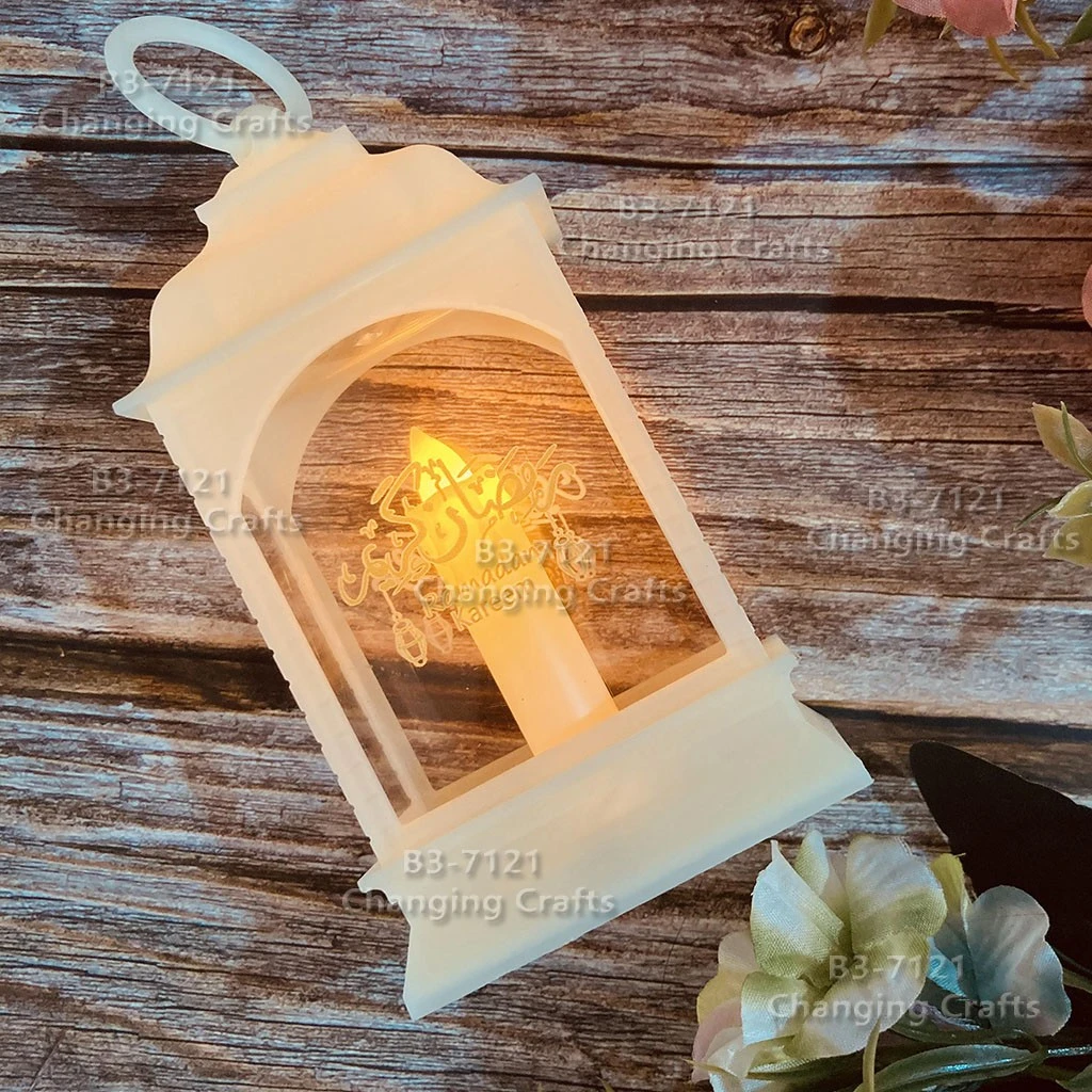 Small red Christmas wind light, Nordic simple plastic glass windproof candle holder, romantic wedding decoration piece detail image 9