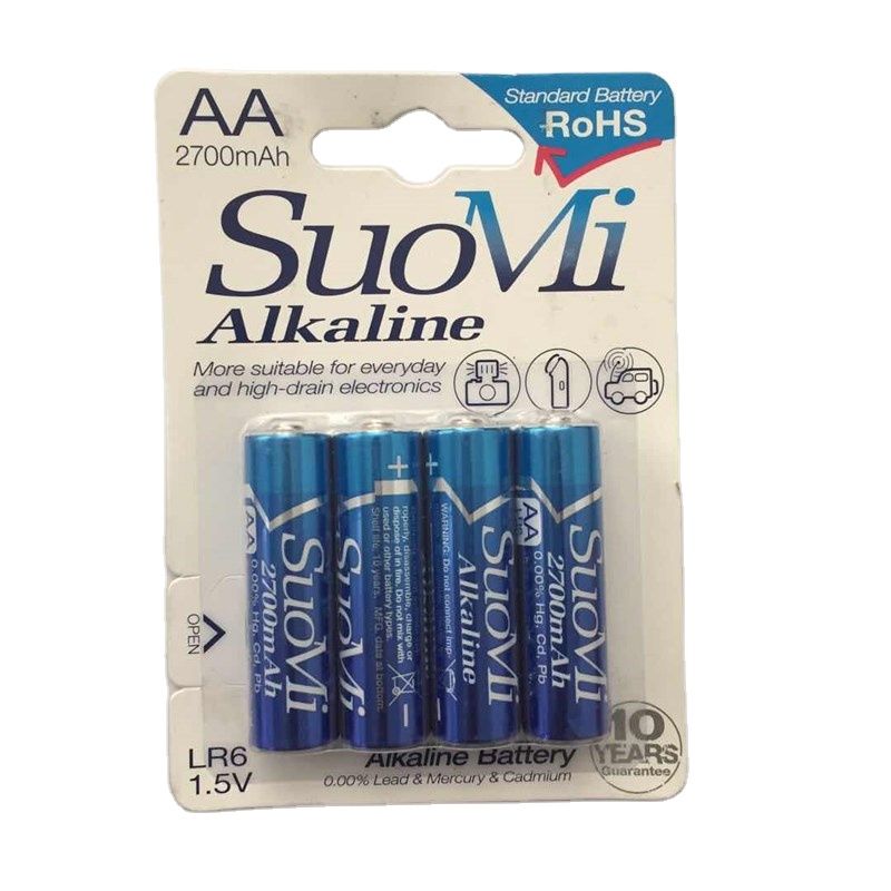 10 years discharge super Alkaline heavy duty r6 aa heavy duty battery 1.5v thumbnail