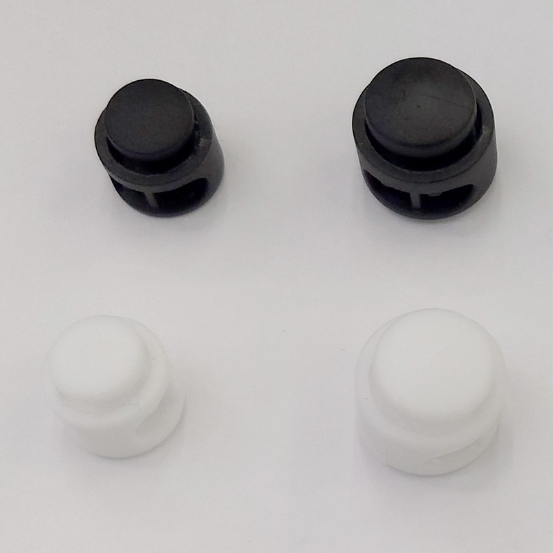 أزرار أزرار أنف خنزير من خيزران مبطنة بشريط مبطن مزود بشريط مثبّت بلونين detail image 6