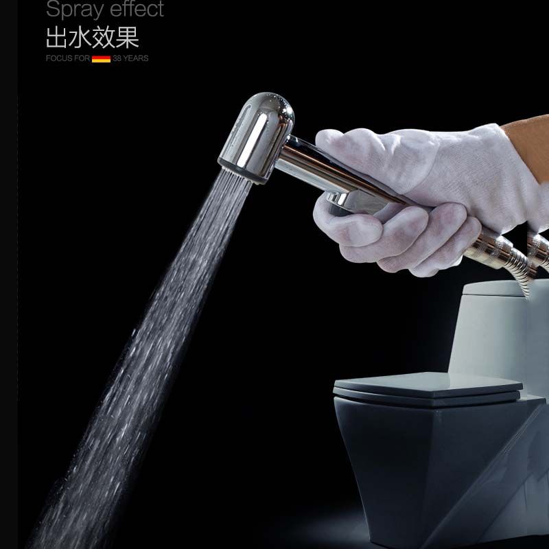 妇洗器喷头abs小花洒马桶喷枪全铜三通接头分水角阀浴室冲洗器  量大价格请咨询客服