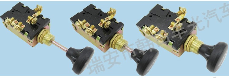 Factory direct sales of automotive iron gear light pull switch without diode export Russian headlight icon CS-12 pic 4