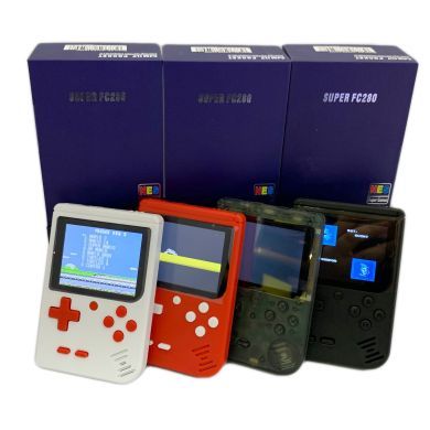 400-in-1 FC handheld game console, a retro and nostalgic children's game console with the same color screen as Douyin, a mini model for two players Application Scenario