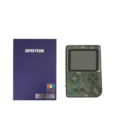 400-in-1 FC handheld game console, a retro and nostalgic children's game console with the same color screen as Douyin, a mini model for two players Item Picture