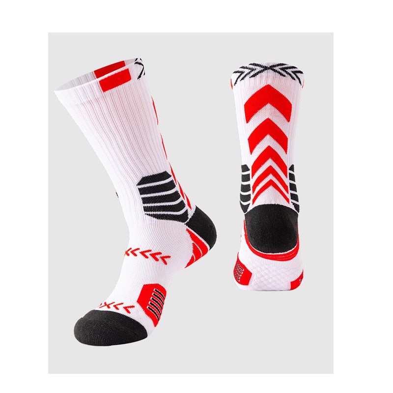 Professional sports basketball socks for men and women full figure