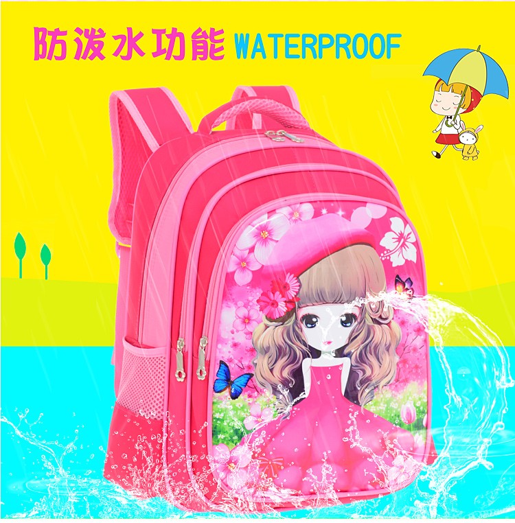 卡通女孩系列儿童书包详情图9
