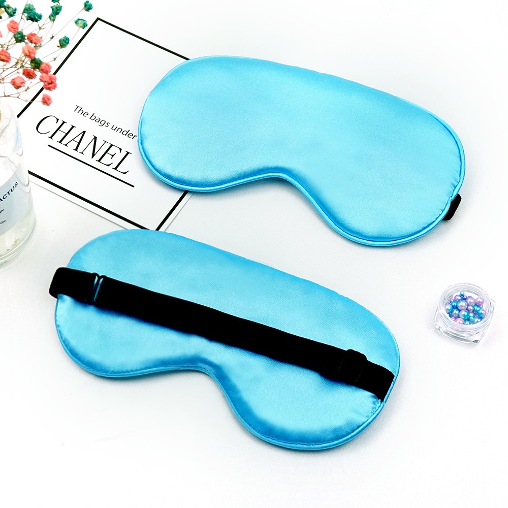绑带眼罩，可调节护眼罩，舒适真丝质感眼罩，纯色护眼罩详情图10