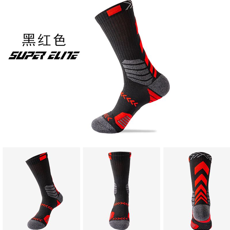 Professional sports basketball socks for men and women Specification drawing